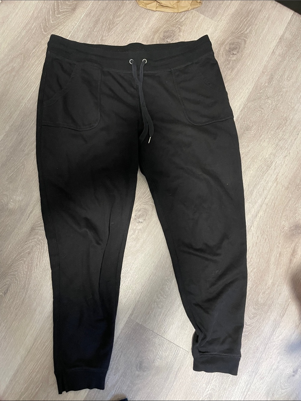 Danskin Black Jogger Sweatpants with Drawstring